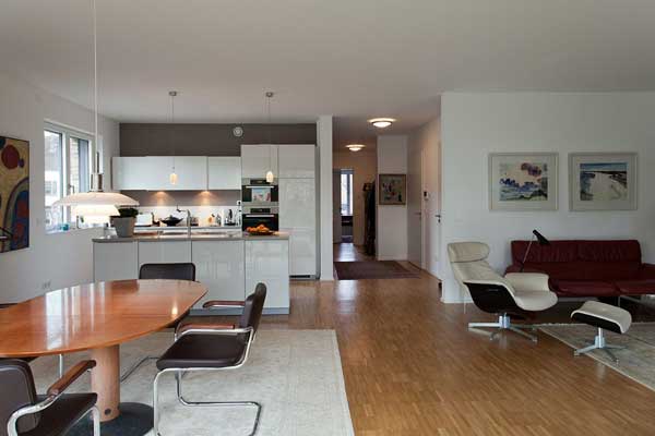 Neubau einer Villa in Kiel - Wohnbereich