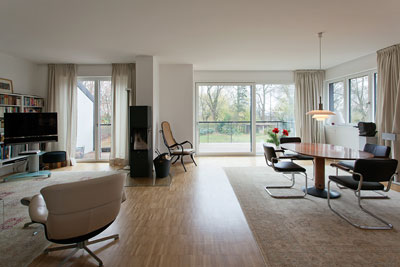 Neubau einer Villa in Kiel - Wohnbereich