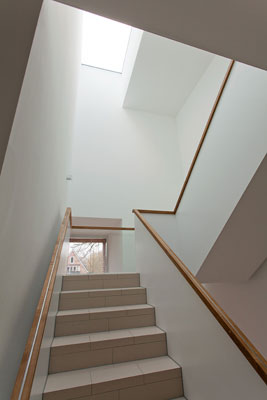 Neubau einer Villa in Kiel - Treppenhaus